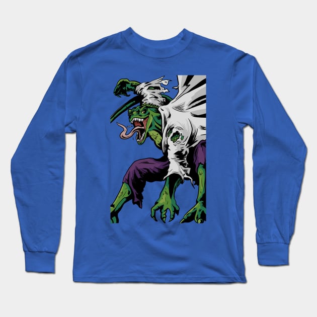 The Lizard Long Sleeve T-Shirt by Black Snow Comics